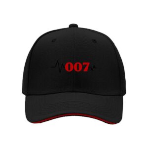 007 James Bond Style Men's Baseball Cap Spy Theme Gift for Fans Birthday Christmas Present