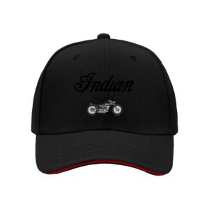 Indian Scout Motorcycle Logo Mens Baseball Cap Classic Biker Style Gift for Motorbike Enthusiasts Christmas Present