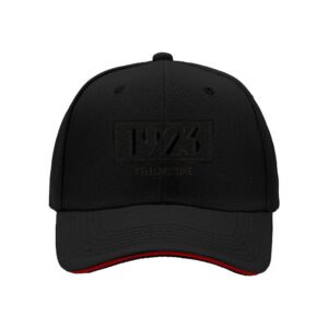 1923 Yellowstone Vintage Logo Men's Baseball Cap for Outdoor Enthusiasts and History Lovers Perfect Gift for Father's Day