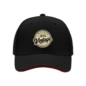 1975 Vintage Limited Edition All Original Parts Mens Baseball Cap Birthday Gift for Men 48th Anniversary Present