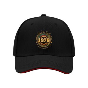 Assembled to Perfection 1976 Vintage Limited Edition Mens Baseball Cap Birthday Gift for Men 45th Anniversary Present