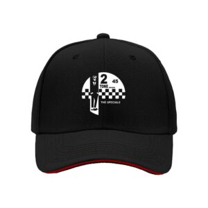 The Specials 2 Tone Records Checkered Design Men's Baseball Cap for Music Fans and Ska Lovers - Perfect Gift for Christmas
