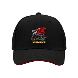 Hayabusa 1300 Motorcycle Logo Cap Men's Baseball Hat Gift for Motorbike Enthusiasts Birthday Christmas Present