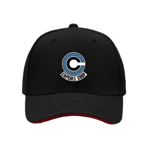 Capsule Corp Logo Baseball Cap for Men Anime Fans Gift for Christmas and Birthday