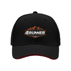 4Runner Mountain Logo Baseball Cap for Outdoor Enthusiasts Men's Adventure Gift for Father's Day and Holidays