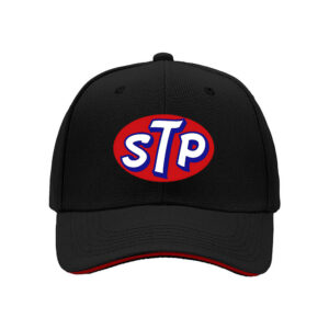 STP Logo Baseball Cap for Men - Classic Red Oval Design, Perfect Gift for Father's Day and Birthday