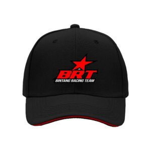 BRT Bintang Racing Team Star Logo Men's Baseball Cap Motorsport Gift for Racing Fans Birthday Christmas Present