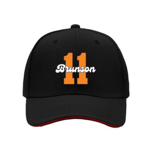 Brunson 11 Basketball Jersey Style Hat Men's Baseball Cap for Sports Fans Holiday Gift Christmas Birthday Present