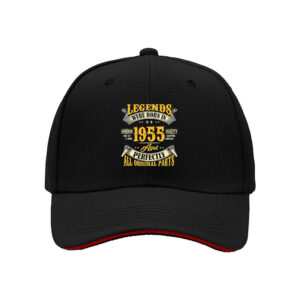 Legends Born in 1955 Aged Perfectly All Original Parts Men's Baseball Cap Birthday Gift for Him