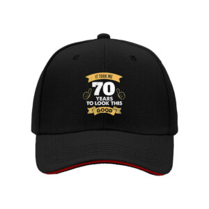 70 Years to Look This Good Mens Baseball Cap Birthday Gift for Men Age 70 Celebration Party Hat Fun Vintage Style