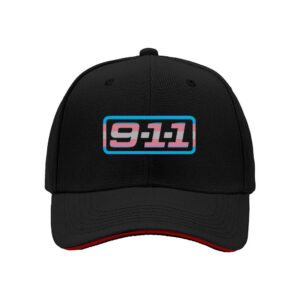 Transgender Pride 911 Logo Baseball Cap for LGBTQ+ Emergency Support Gifts Pride Month Celebration Men's Hat