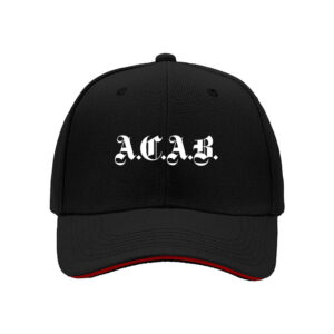 ACAB Gothic Print Mens Baseball Cap Streetwear Urban Style Gift for Independence Day and Christmas