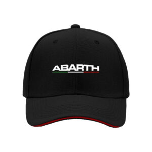 Abarth Logo Italian Flag Baseball Cap for Men Car Enthusiasts Racing Gift for Father's Day or Birthday