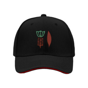 Abstract Floral Design Men's Baseball Cap for Casual Wear and Holiday Gifts, Perfect for Nature Lovers and Spring Season