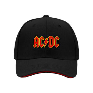 ACDC Band Logo Men's Baseball Cap Rock Music Gift for Fans Holiday Present for Rockers and Hard Rock Enthusiasts