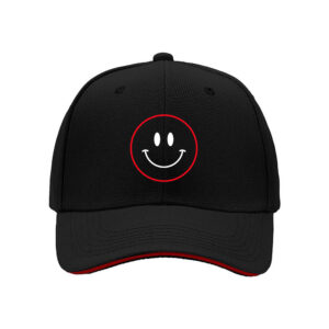 Smiley Face Baseball Cap for Men - Fun Gift for Halloween, Christmas, Birthday Parties and Daily Wear
