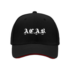 ACAB Gothic Print Mens Baseball Cap Streetwear Gift for Men Hip Hop Fashion Holiday Present