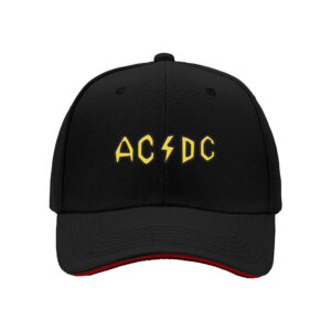 ACDC Logo Baseball Cap for Men Rock Music Fans Birthday Gift Christmas Present Hard Rock Style Hat