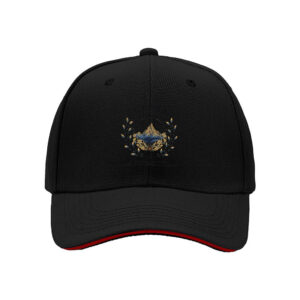 Velaris City of Starlight Mountain Floral Hat Men's Baseball Cap Fantasy Gift for Dreamers and Adventurers Holiday Present