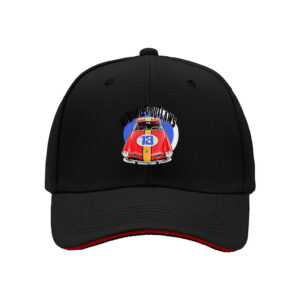Aircooled Outlaws 13 Vintage Car Graphic Men's Baseball Cap Classic Racing Design Gift for Father's Day and Birthday