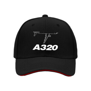 A320 Airplane Logo Men's Baseball Cap Aviation Gift for Pilots and Flight Enthusiasts Perfect for Christmas and Birthday