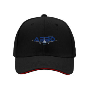 Airbus A330 200 Plane Design Men's Baseball Cap Aviation Gift for Pilots and Airplane Enthusiasts Christmas Present