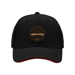Vintage Airplane Pilot Aviator Hat Men Outdoor Adventure Mountain View Gift for Aviation Enthusiasts Father's Day Present