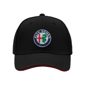 Alfa Romeo Logo Baseball Cap for Men Italian Flag Design Gift for Father's Day and Christmas