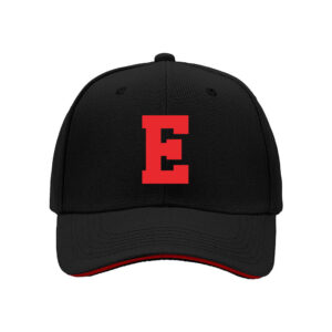 Red Black Geometric Pattern Baseball Cap for Men Casual Streetwear Valentine's Day Gift Fashion Hat