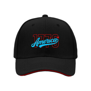 1776 America Patriotic Baseball Cap for Men Independence Day Gift 4th of July Hat American Flag Design