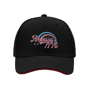 America 1776 Stars Logo Baseball Cap for Men Patriotic Independence Day Gift Summer Outdoor Wear
