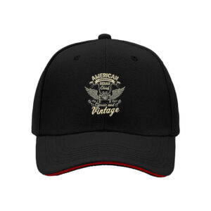 American Indian Chief Motorcycle Vintage Logo Men's Baseball Cap Classic Retro Gift for Bikers and Motorbike Enthusiasts