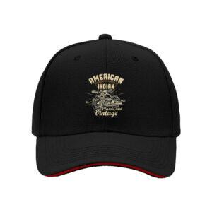 American Indian Chief Motorcycle Vintage 1947 Classic Men's Baseball Cap Gift for Bikers Motorcycles Fans Father's Day