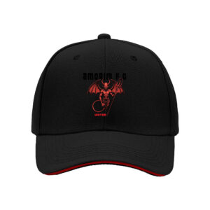 Demon Devil Wings Trishula United Gothic Men's Baseball Cap Halloween Gift for Fans of Dark Fantasy and Horror Themes