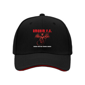Amorim FC Devil Logo Baseball Cap Men's��ħͼ������ñ���Խ�������
