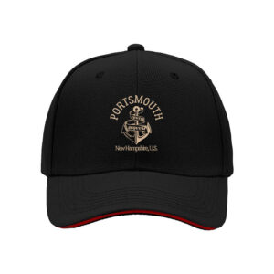 Portsmouth NH Anchor Hat Men's Baseball Cap Nautical Gift for Father's Day or Christmas