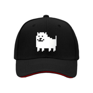 Pixel Polar Bear Print Baseball Cap for Men Winter Holiday Gift Outdoor Adventure Fashion Gift for Christmas and New Year