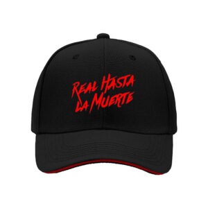 Real Hasta La Muerte Baseball Cap for Men Streetwear Gift for Halloween and Birthday Party