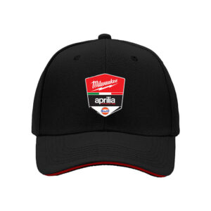 Milwaukee Aprilia Racing Gulf Logo Men's Baseball Cap Gift for Motorsport Fans Christmas Holiday Present