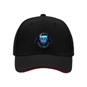 Love Is Toxic Skull Wings Hat Men Gothic Punk Rock Fashion Gift for Valentine's Day Halloween Birthday