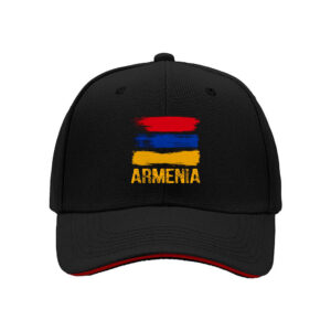 Armenia Flag Print Men's Baseball Cap National Pride Gift for Independence Day and Cultural Celebrations