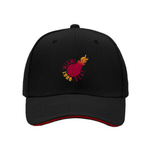 Miami Heat 1988 Basketball Flame Logo Men's Baseball Cap Sports Fan Gift for Birthday Christmas Holiday