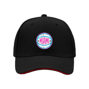 Miami Vintage Stars Baseball Cap Men's Casual Streetwear Gift for Father's Day and Summer Holidays