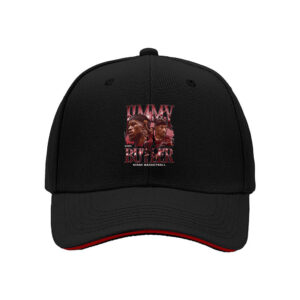 Jimmy Butler Miami Basketball Player Portrait Cap Men's Baseball Hat Gift for Sports Fans Christmas Holiday