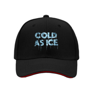 Cold As Ice Ice Cracked Pattern Men's Baseball Cap Winter Holiday Gift for Him