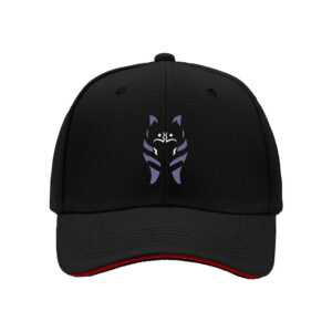 Wolf Face Graphic Mens Baseball Cap Halloween Gift for Men Outdoor Adventure Style Statement Hat