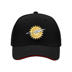 Golden Sunburst Arrow Logo Men's Baseball Cap Summer Outdoor Gift for Dad Father's Day Birthday Present