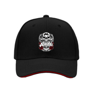 Asking Alexandria Skull Rose Band Logo Mens Baseball Cap Rock Metal Music Gift for Fans Halloween Christmas Birthday