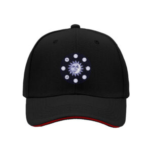 Mystic Sun Moon Symbol Hat for Men Astrology Enthusiasts Spiritual Gift for Halloween and New Year