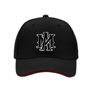 Monogram Initial M Logo Baseball Cap for Men Casual Streetwear Gift for Father's Day Birthday Holiday